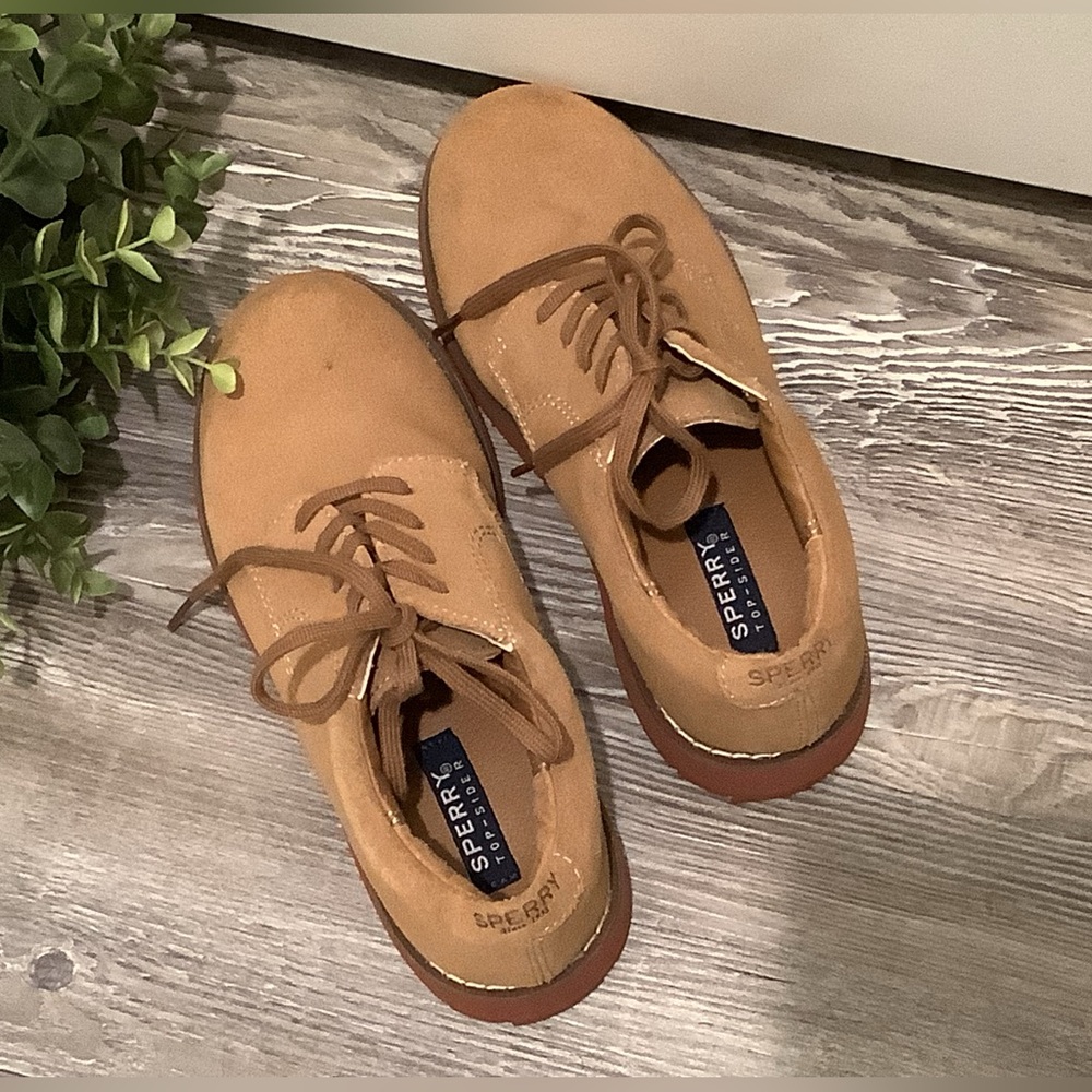 Sperry Kids  Brown Boat Shoes Size 12.5